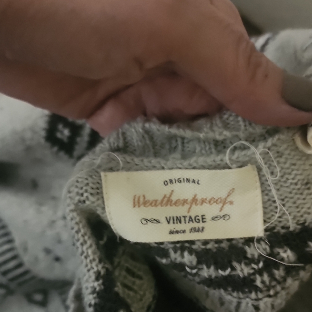 Gray Patterned Sweater - Picture 2 of 5